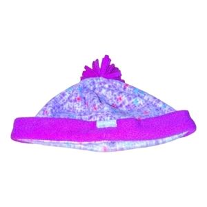 𝅺COLUMBIA youth multi color fleece beanie